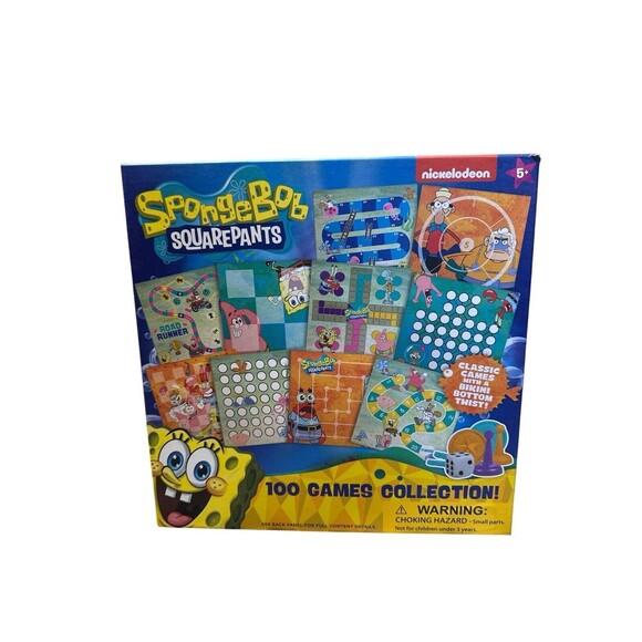 Spongebob Squarepants 100 Games Collection (2020, Forever Clever) #SB2241-01 - Picture 2 of 2